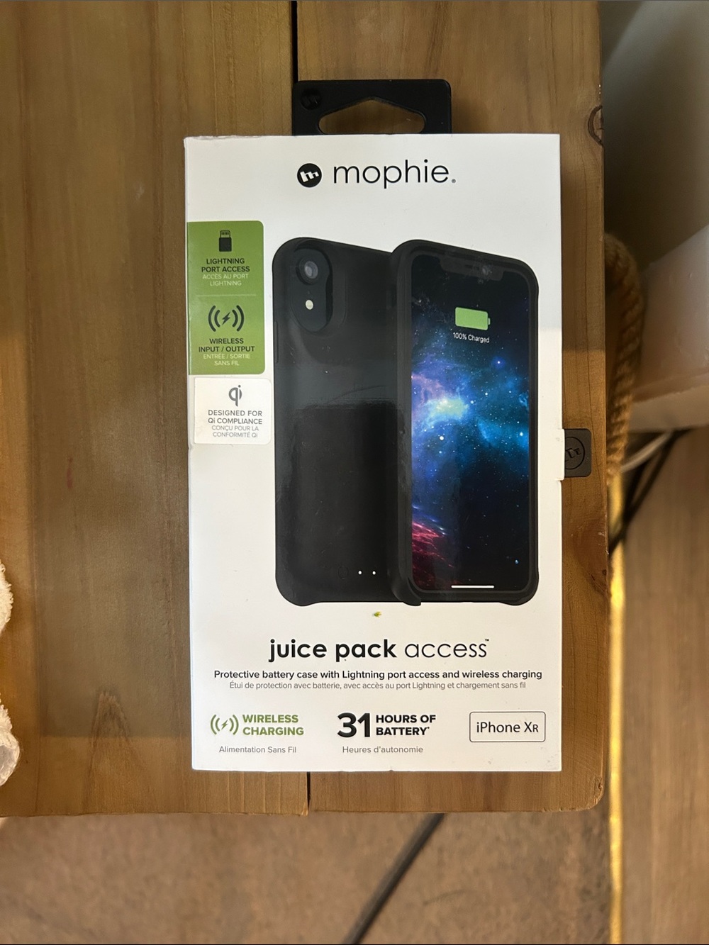 mophie Juice Pack Access Battery Case for iPhone XR - Black